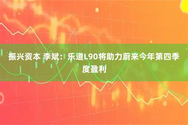 振兴资本 李斌：乐道L90将助力蔚来今年第四季度盈利
