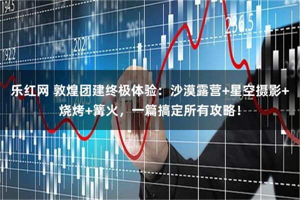 乐红网 敦煌团建终极体验：沙漠露营+星空摄影+烧烤+篝火，一篇搞定所有攻略！