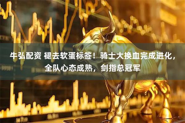 牛弘配资 褪去软蛋标签！骑士大换血完成进化，全队心态成熟，剑指总冠军